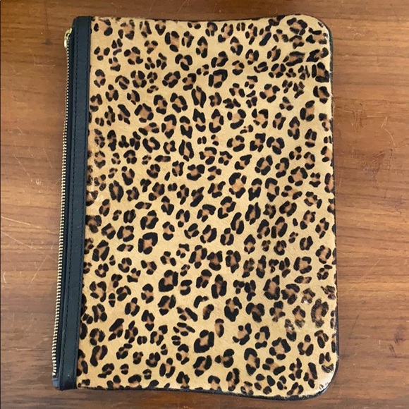 Banana Republic Animal Print Clutch - Picture 1 of 4